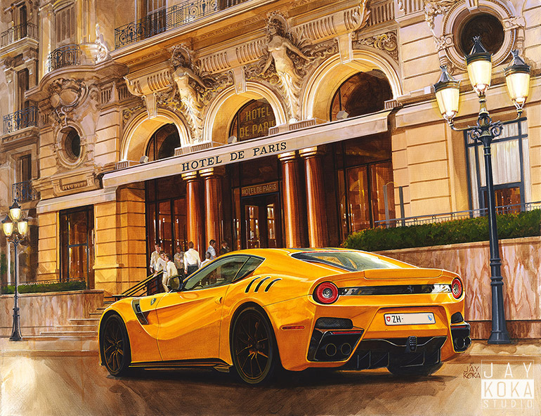 F12 TDF at Hotel de Paris by Jay Koka