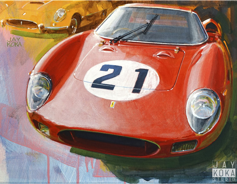 Ferrari 250LM Study by Jay Koka by Jay Koka