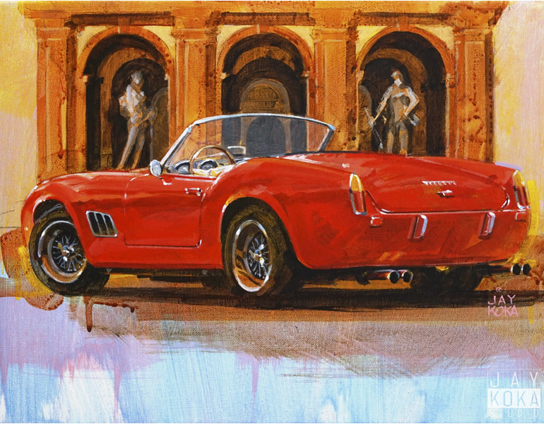 Ferrari 250SWB California Study by Jay Koka