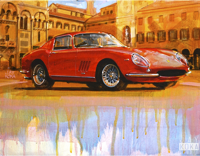 Ferrari 275GTB/4 Study by Jay Koka 