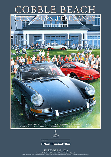 Cobble Beach Concours 2023 Poster