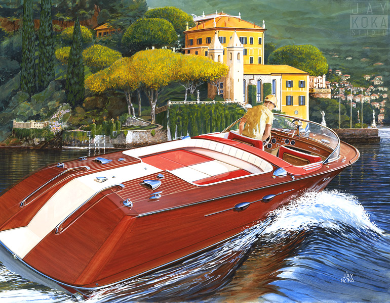 Riva Aquarama at Villa del Balbianello by Jay Koka