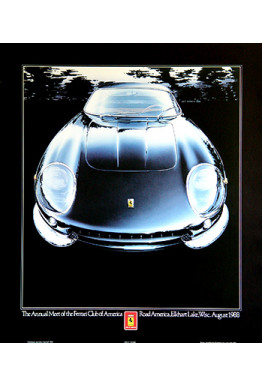 POSTER:  Ferrari Club of America 1988