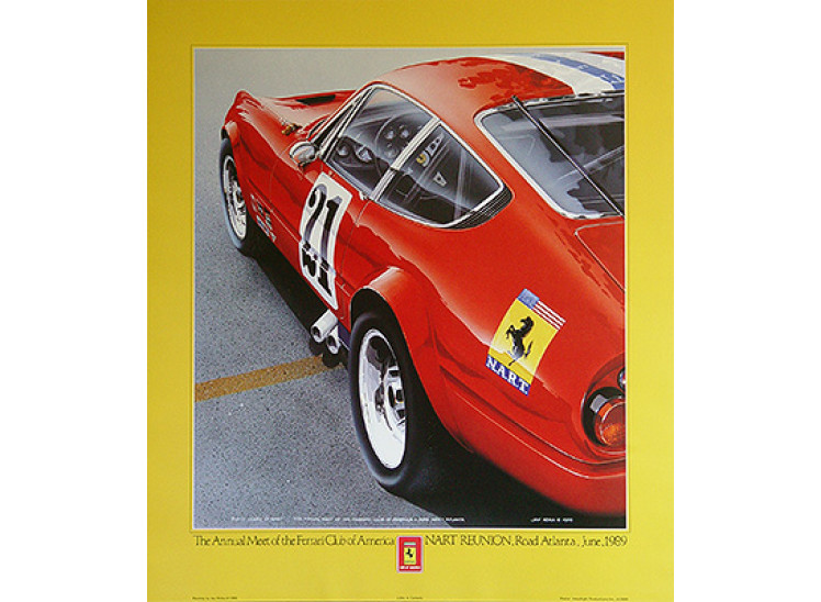 POSTER:  Ferrari Club of America 1989