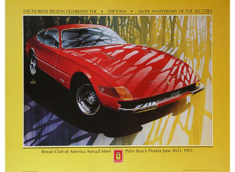 POSTER:  Ferrari Club of America 1993