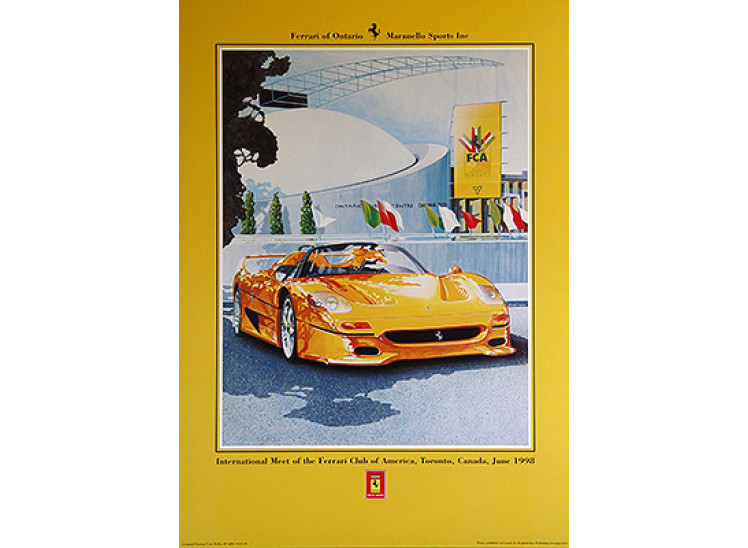POSTER:  Ferrari Club of America 1998