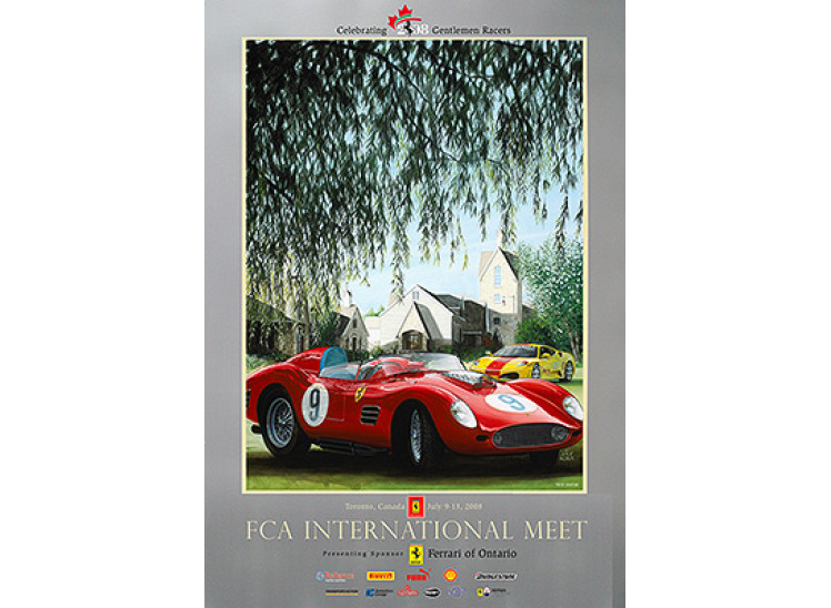 POSTER:  Ferrari Club of America 2008
