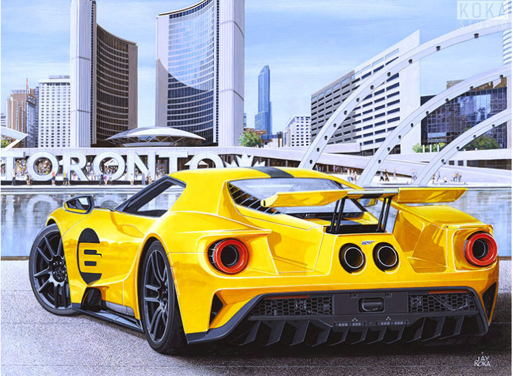 Color Proof: Ford GT 2nd Generation in Toronto