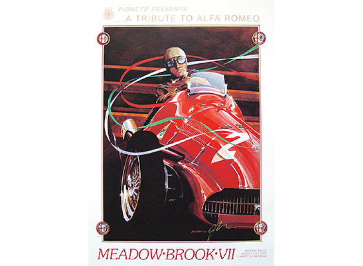 POSTER:  Meadow Brook Races 1991
